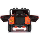 12V Land Rover Defender 1-Seater Ride-on Truck W/ Rubber Wheels, Music Player & RC