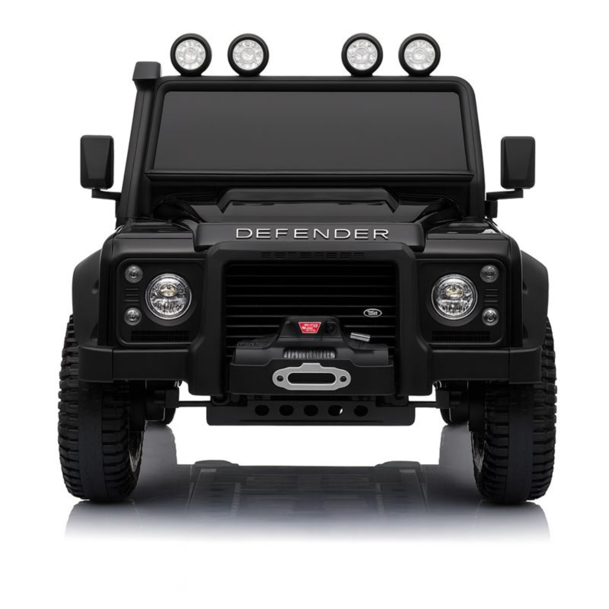 12V Land Rover Defender 1-Seater Ride-on Truck W/ Rubber Wheels, Music Player & RC
