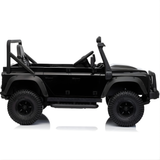 12V Land Rover Defender 1-Seater Ride-on Truck W/ Rubber Wheels, Music Player & RC