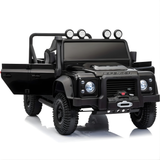 12V Land Rover Defender 1-Seater Ride-on Truck W/ Rubber Wheels, Music Player & RC