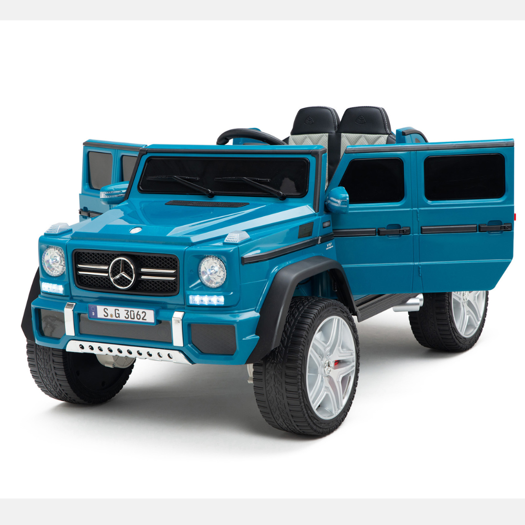 12V Mercedes Maybach G650 4x4 1-Seater Ride-On Truck W/ Rubber Wheels, Music Player & RC