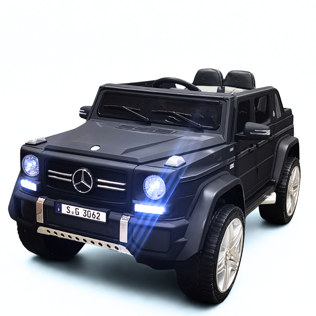 12V Mercedes Maybach G650 4x4 1-Seater Ride-On Truck W/ Rubber Wheels, Music Player & RC