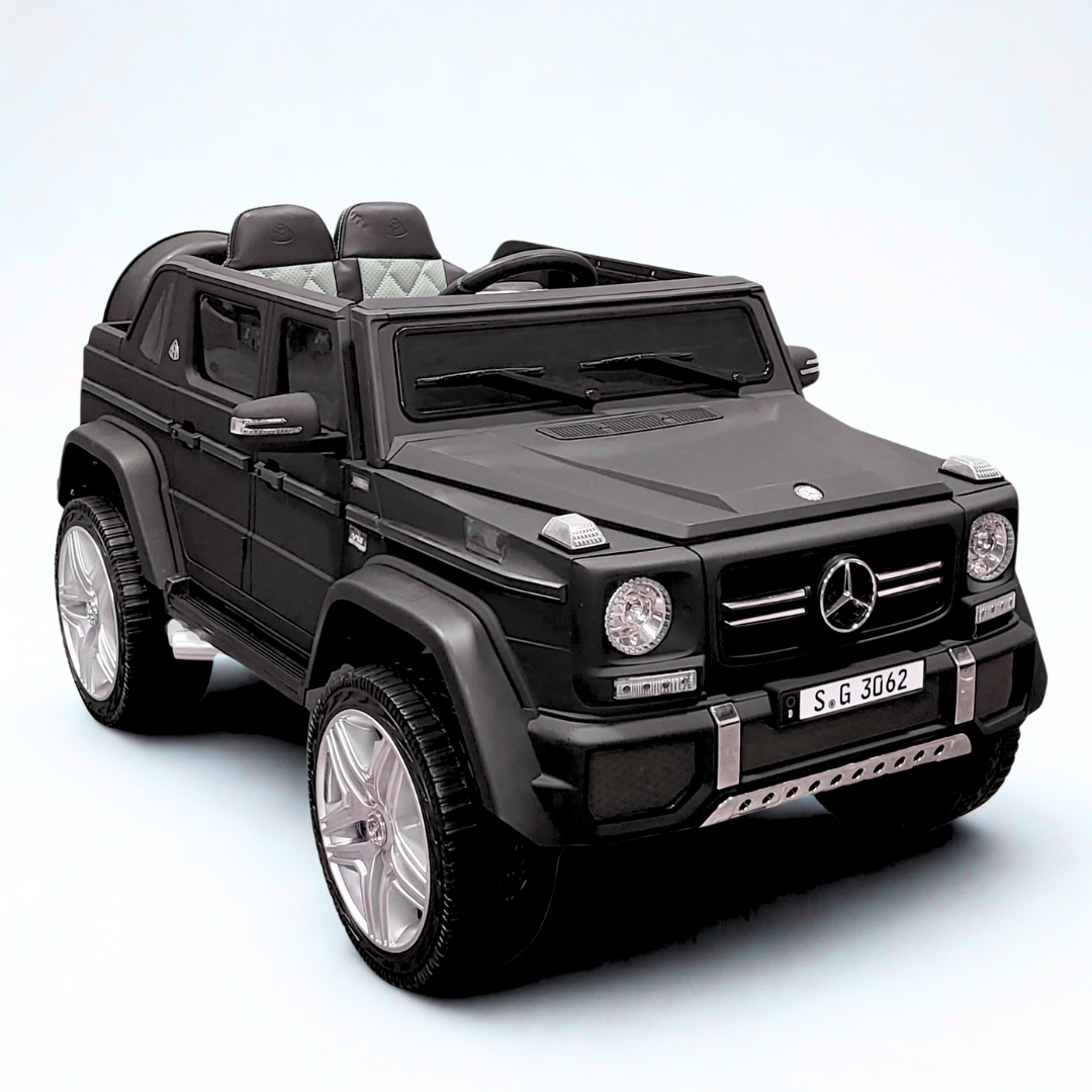 12V Mercedes Maybach G650 4x4 1-Seater Ride-On Truck W/ Rubber Wheels, Music Player & RC