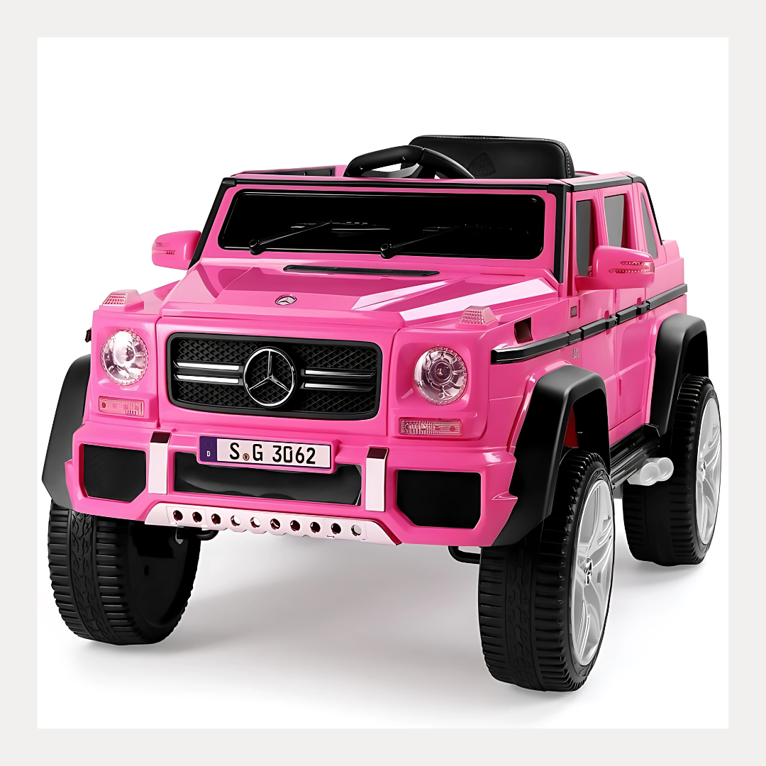 12V Mercedes Maybach G650 4x4 1-Seater Ride-On Truck W/ Rubber Wheels, Music Player & RC
