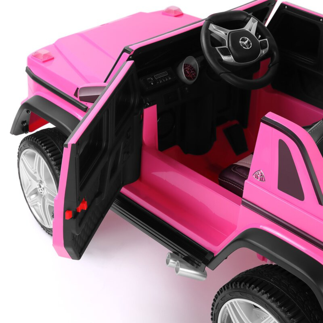 12V Mercedes Maybach G650 4x4 1-Seater Ride-On Truck W/ Rubber Wheels, Music Player & RC