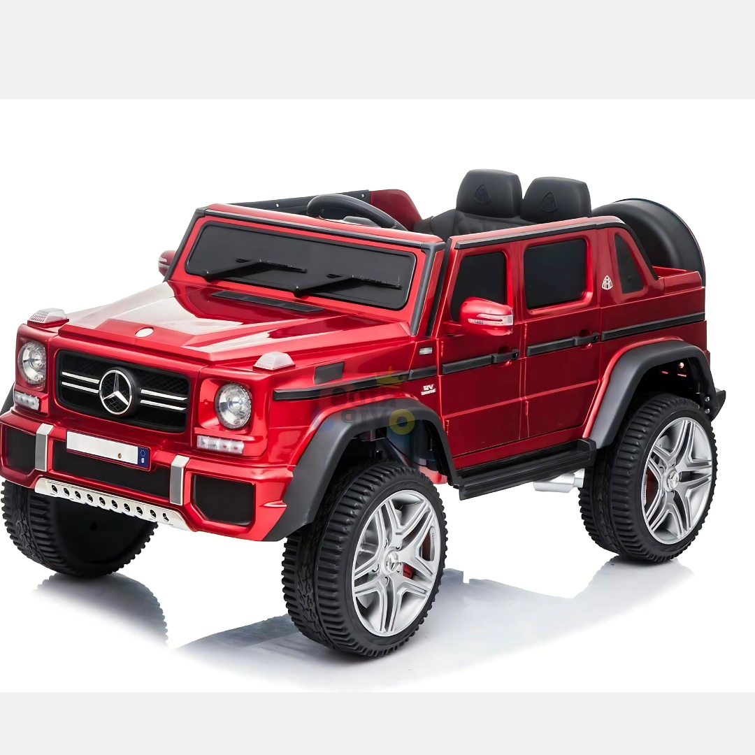 12V Mercedes Maybach G650 4x4 1-Seater Ride-On Truck W/ Rubber Wheels, Music Player & RC