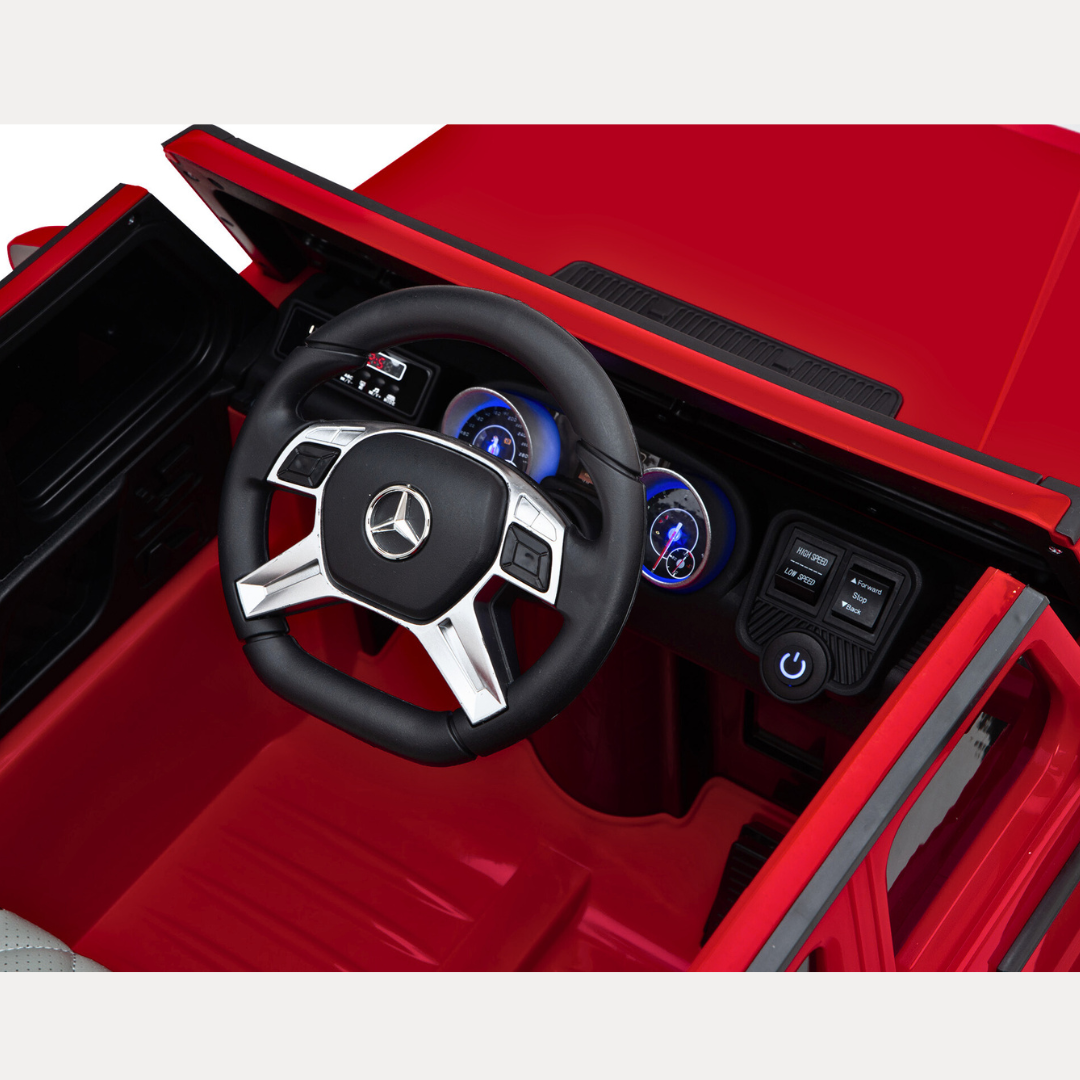 12V Mercedes Maybach G650 4x4 1-Seater Ride-On Truck W/ Rubber Wheels, Music Player & RC