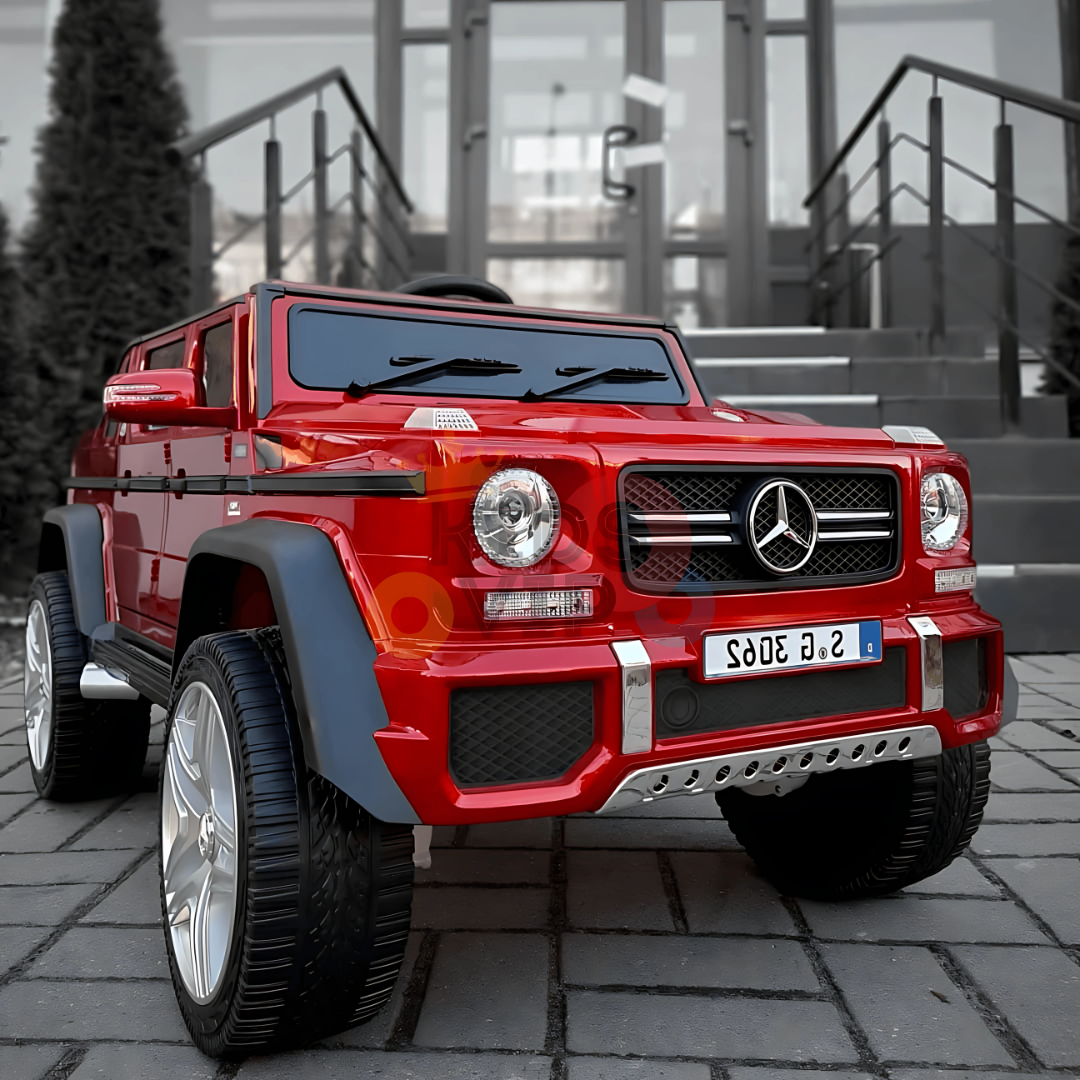 12V Mercedes Maybach G650 4x4 1-Seater Ride-On Truck W/ Rubber Wheels, Music Player & RC