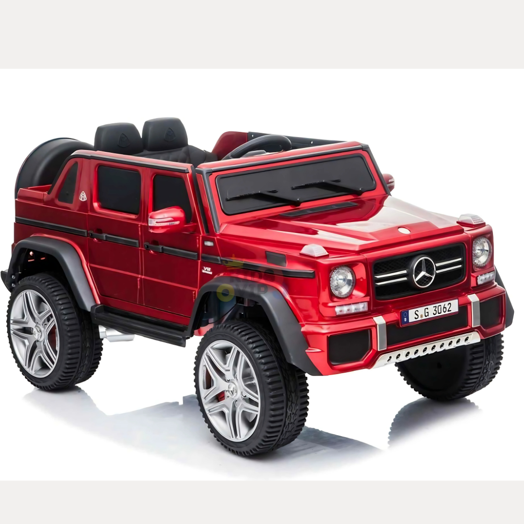 12V Mercedes Maybach G650 4x4 1-Seater Ride-On Truck W/ Rubber Wheels, Music Player & RC