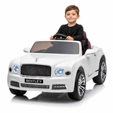 12V Bentley Mulsanne 1-Seater Ride-On Car W/ Rubber Wheels, Music Player & RC