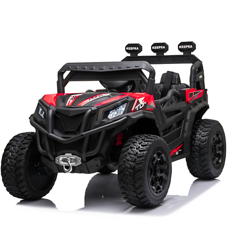 12V Junior Sport 4x4 1-Seater Ride-On UTV Buggy W/ Rubber Wheels, Music Player & RC