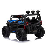 12V Junior Sport 4x4 1-Seater Ride-On UTV Buggy W/ Rubber Wheels, Music Player & RC