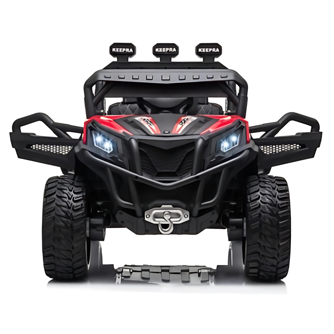 12V Junior Sport 4x4 1-Seater Ride-On UTV Buggy W/ Rubber Wheels, Music Player & RC