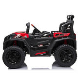 12V Junior Sport 4x4 1-Seater Ride-On UTV Buggy W/ Rubber Wheels, Music Player & RC