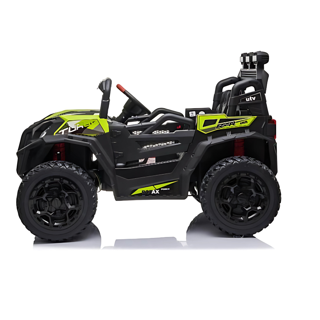 12V Junior Sport 4x4 1-Seater Ride-On UTV Buggy W/ Rubber Wheels, Music Player & RC