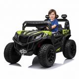 12V Junior Sport 4x4 1-Seater Ride-On UTV Buggy W/ Rubber Wheels, Music Player & RC