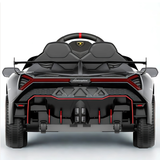 12V Lamborghini Veneno 4x4 1-Seater Ride-On Car W/ Rubber Wheels, Music Player, Butterfly Doors & RC