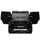 Camion porteur XXL pour enfants Mercedes Benz G63 Supersized noir mat 2x24V