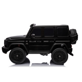 Camion porteur XXL pour enfants Mercedes Benz G63 Supersized noir mat 2x24V