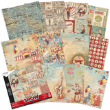 Ciao Bella The Greatest Show Paper Pad 12"x12" 12/Pkg