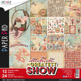 Ciao Bella The Greatest Show Paper Pad 12"x12" 12/Pkg