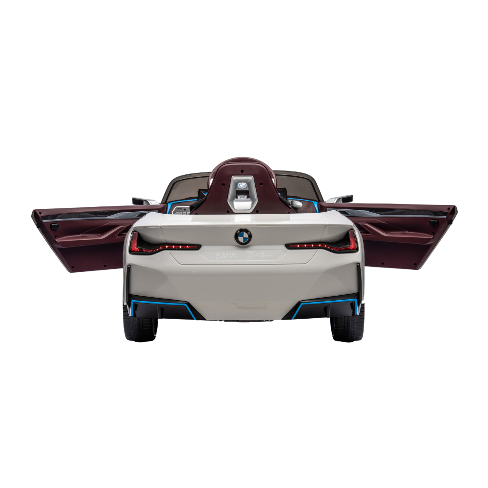 Voiture pour enfants BMW I4 12 V : voiture électrique 4x4 sous licence pour enfants