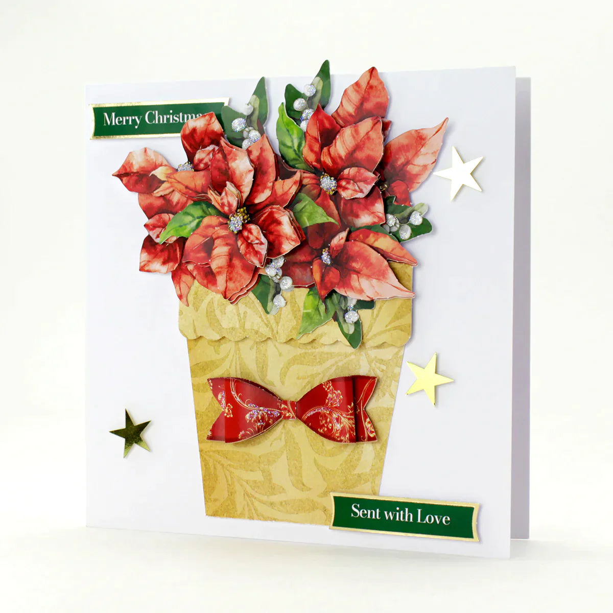 Christmas Flower Pots Card Making Kit