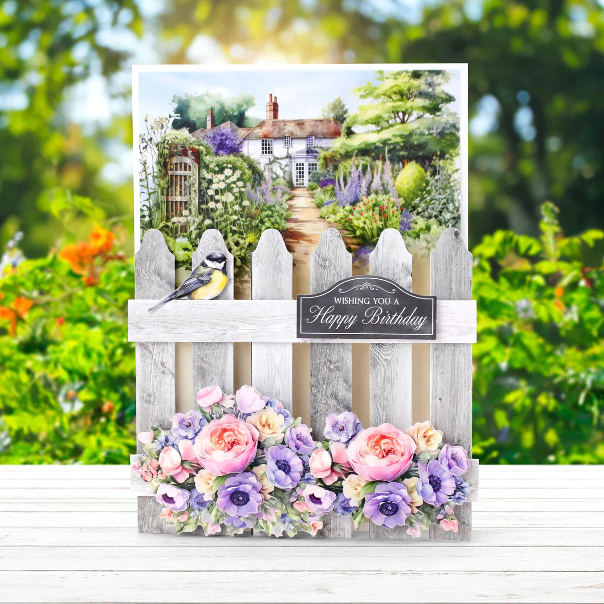 Pretty Petals Picket Fence, Card Making Kit