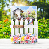 Pretty Petals Picket Fence, Card Making Kit