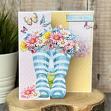 Wonderful Wellington Boots, Card Making Kit