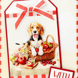 Picnic Pups Die Cut Topper & Decoupage Collection
