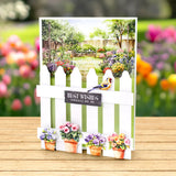 Spring Garden Picket Fence, Card Making Kit