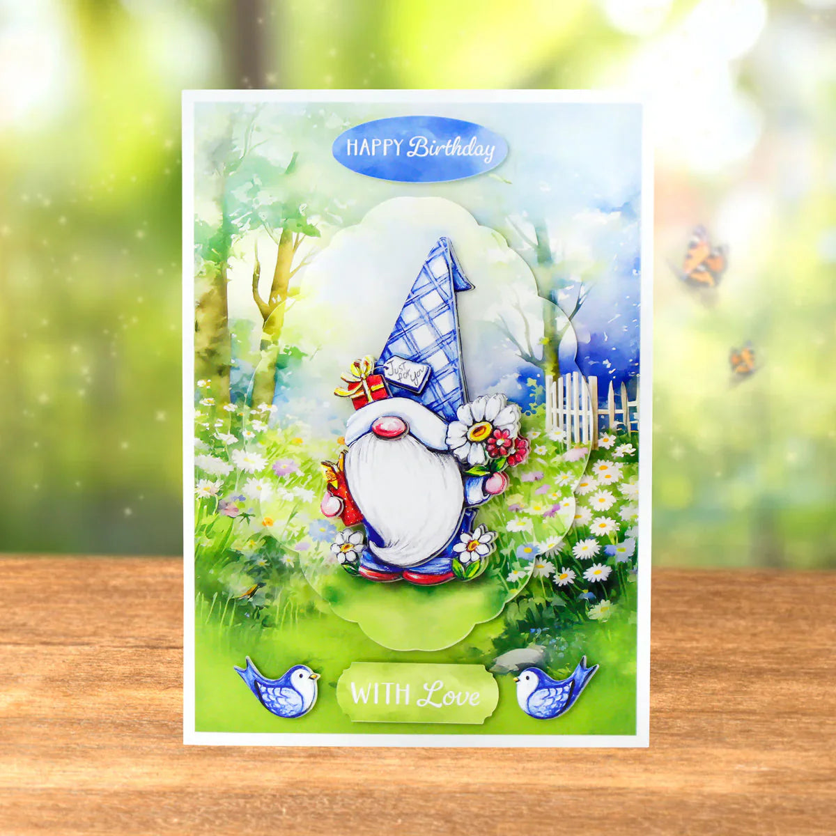 The Garden Gnomes Card Making Kit