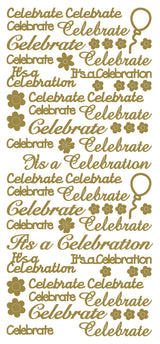 Peel Off Stickers - Celebrate