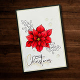 Christmas Poinsettia Clear Stamp Set 30303
