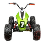 24V Adventure Pro Edition Ride-On Quad W/ Rubber Wheels, Music Player & Lights