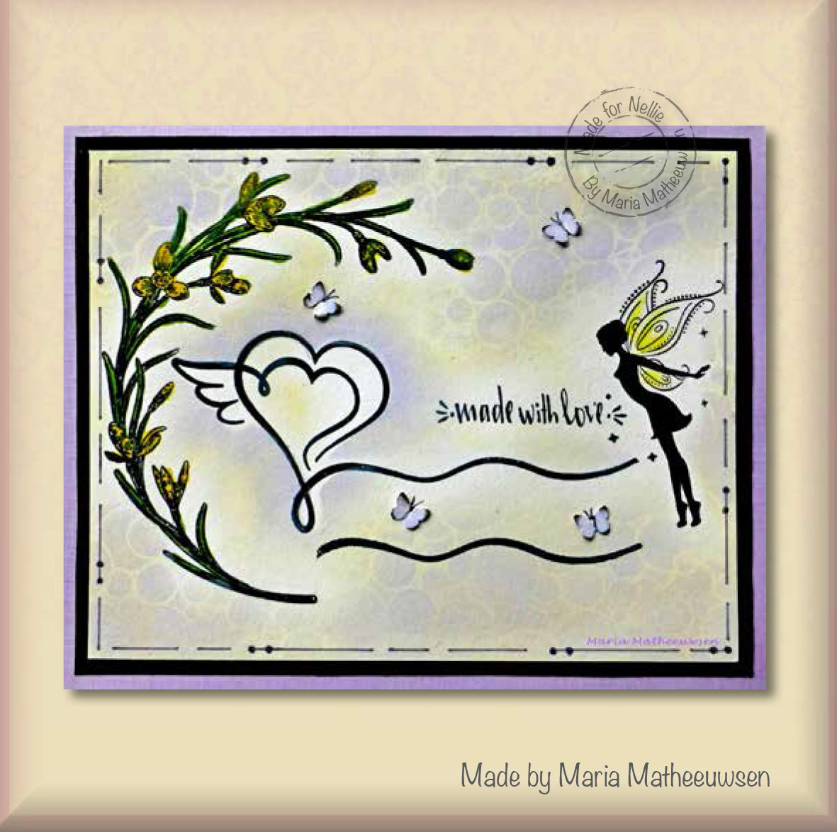Nellie's Choice Clear Stamp Made With Love
