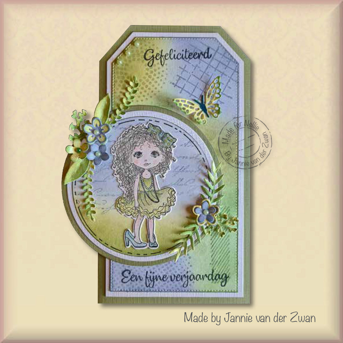 Nellie's Choice Texture Clear Stamp Post