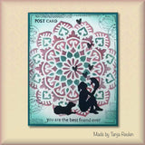 Nellie's Choice Texture Clear Stamp Post
