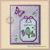 Garden Birds 6 - Die and Clear Stamp