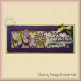 Nellie's Choice Clear Stamp Mandalas Paisley Butterfly