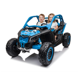 2x24V Can-Am Maverick Pro Edition 4x4 2-Seater Ride-On UTV W/ Air-Filled Rubber Tires, Double Battery Pack, Music Player & RC