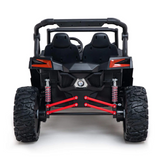 24V UTV-Max Advanced XXL 2-Seater Kids Ride-On 4X4 UTV with Air Filled Rubber Tires, Music Player & RC