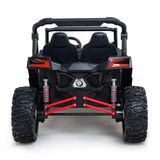 24V UTV-Max Advanced XXL 2-Seater Kids Ride-On 4X4 UTV with Air Filled Rubber Tires, Music Player & RC
