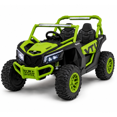 24V 2 Seater Ride On Buggy Green XXL 4x4 UTV