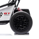 24V Phantom Sport GT Kids High Speed Electric Go Kart with Safety Harness, Lights & Music
