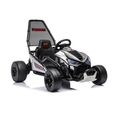 24V Phantom Sport GT Kids High Speed Electric Go Kart with Safety Harness, Lights & Music