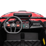 24V X-Raptor 2-Seater Kids Ride-On 4X4 UTV with EVA Rubber Wheels, Music Player & RC