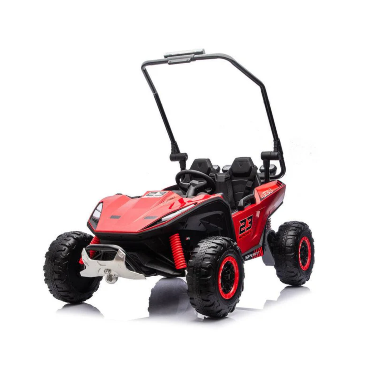 24V X-Raptor 2-Seater Kids Ride-On 4X4 UTV with EVA Rubber Wheels, Music Player & RC