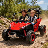 24V X-Raptor 2-Seater Kids Ride-On 4X4 UTV with EVA Rubber Wheels, Music Player & RC